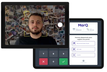 Reconhecimento facial com a MarQ.