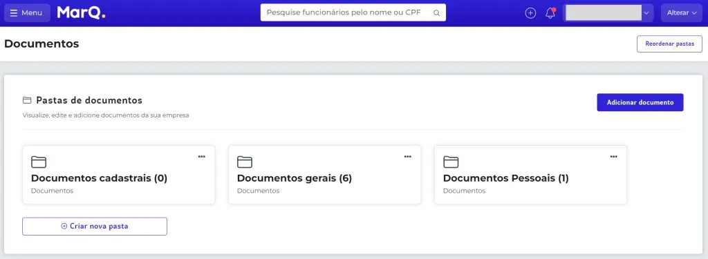 Rescisão direta e gestão de documentos. 